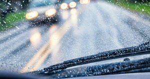 ขับรถฝนตก